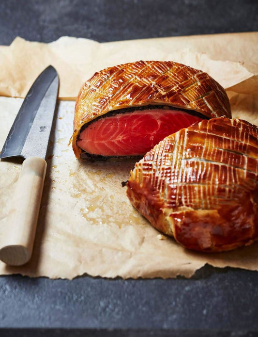 Mt Cook Alpine Salmon Wellington & Creme Fraiche Sauce